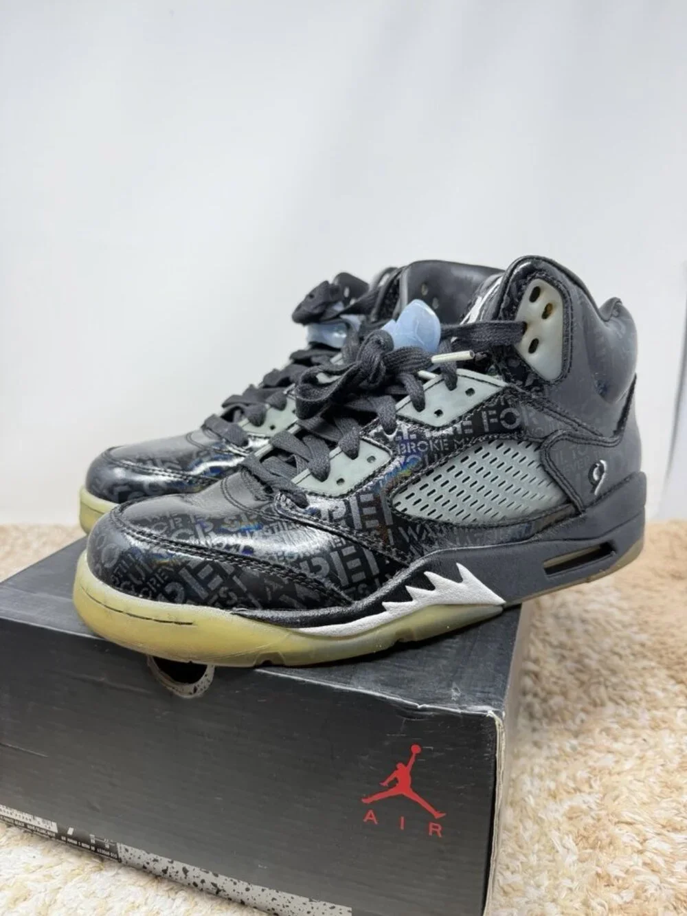 Nike Air Jordan 5 Retro DB Doernbecher Freestyle 633068-010 2013 Sneakers Size 7